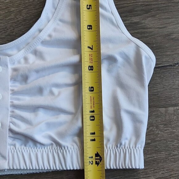 NWOT Silverts Women's White Adaptive Front Snap Closure Bra - Size Small - Picture 4 of 7